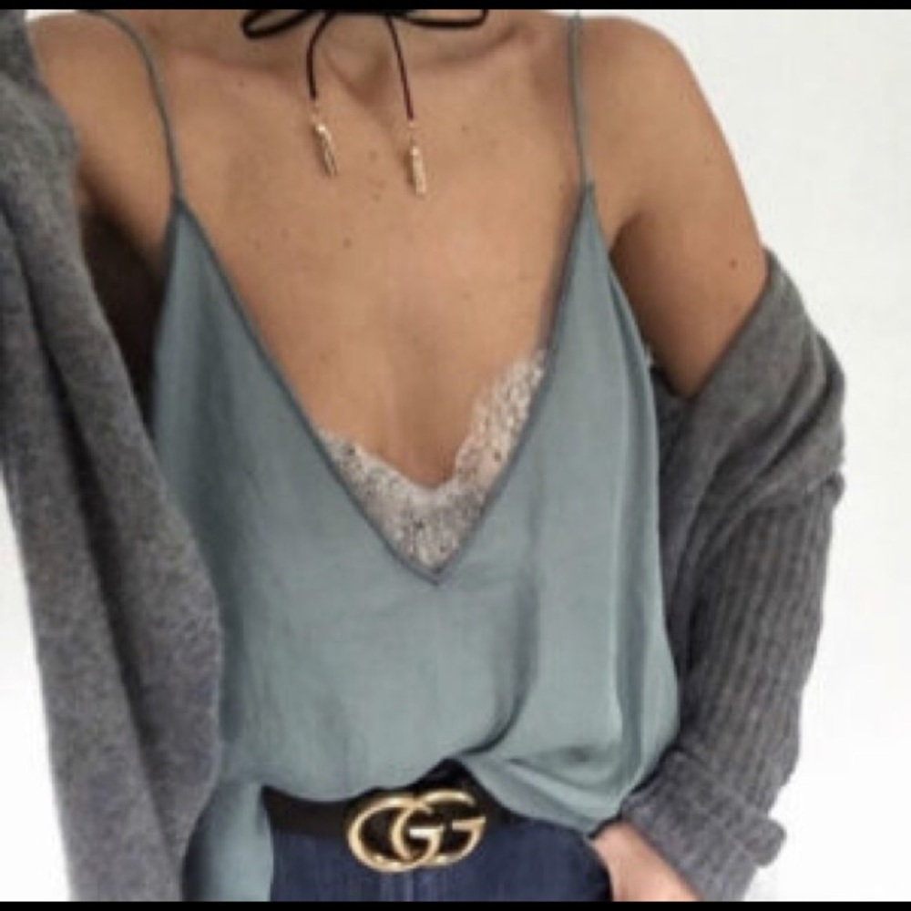 Free People Deep V Bandeau Cami